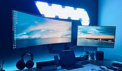 Utrom Monitor ULTRARM Monitor Arm | Free Up Workspace | Boost Productivity