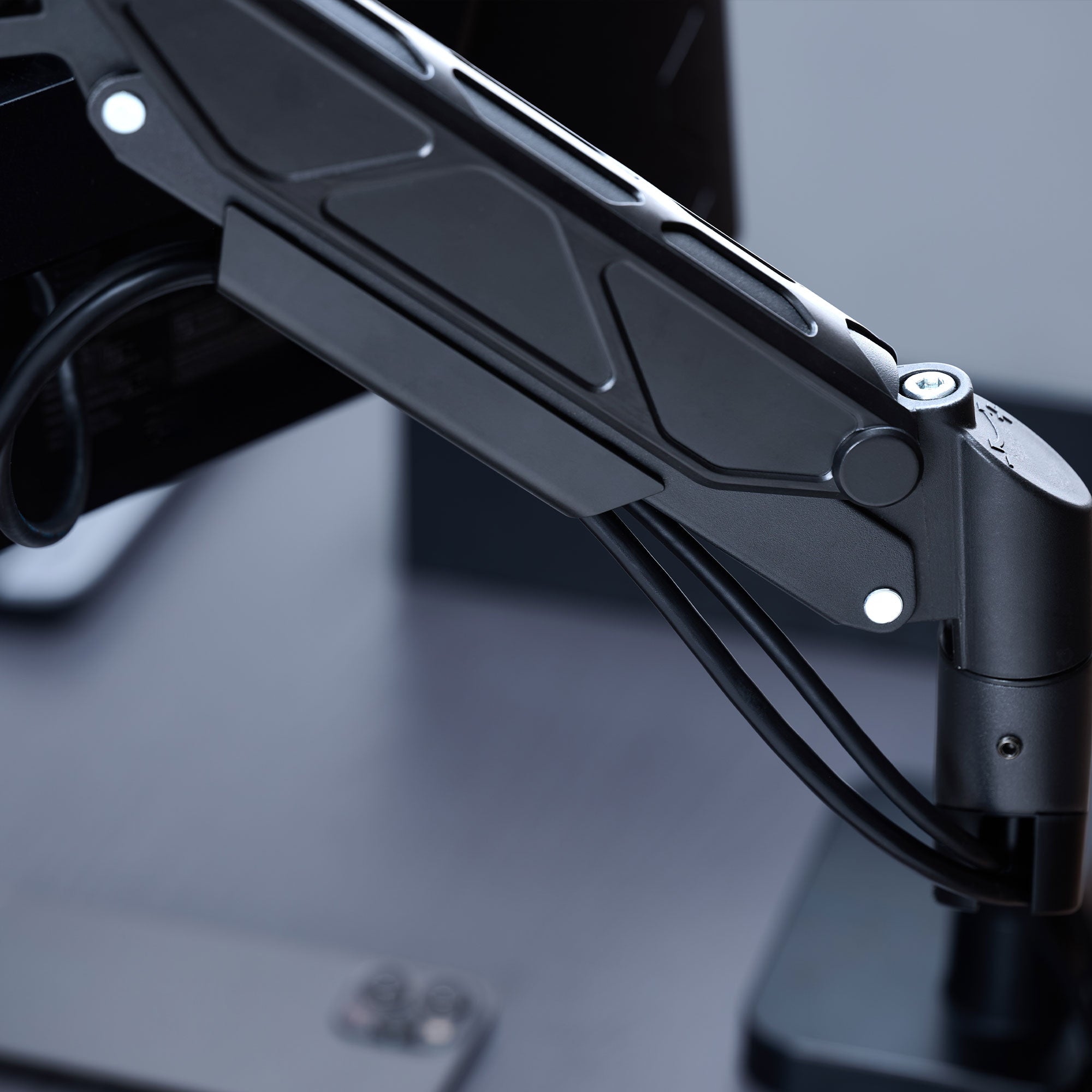 ULTRARM monitor arm and Moodular wooden monitor stand — modular, ergonomic, and designed for VISION ultrawide monitors. Enhances comfort, saves space, and elevates your workspace with precision craftsmanship.